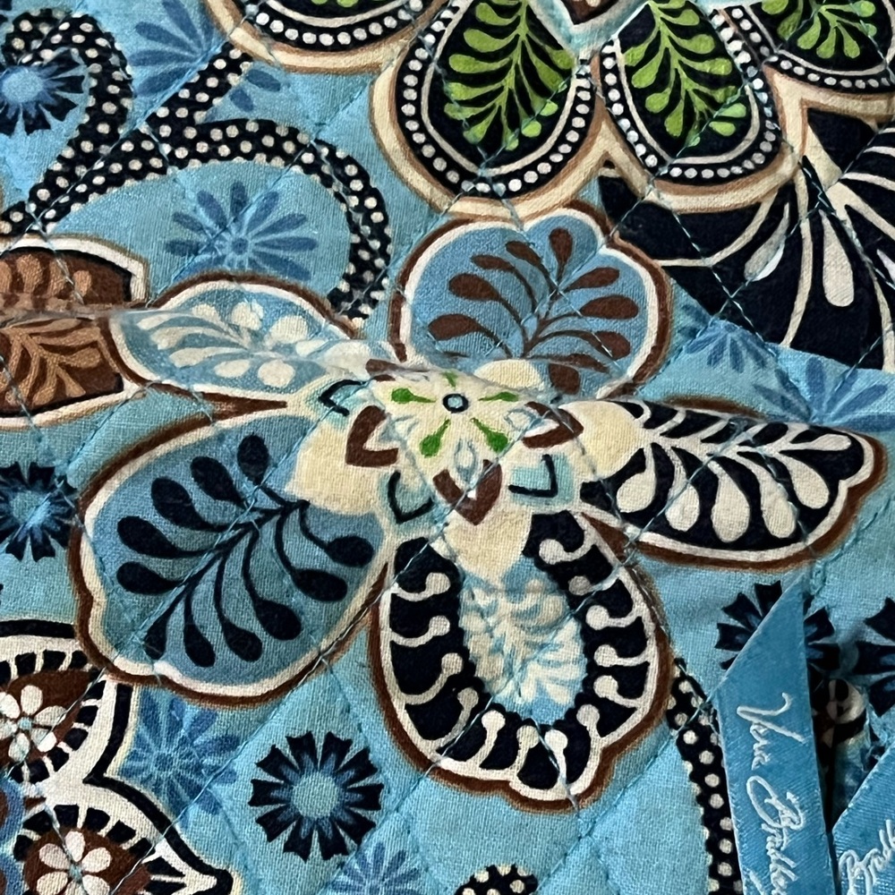 🖤 Vera Bradley Bali Blue Flowers Handbag & Wallet 🖤 - Picture 11 of 12
